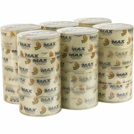 Duck Brand Packing Tape, Max Strength, 1.88inx54.6 Yd, Clear, 36PK DUC287735